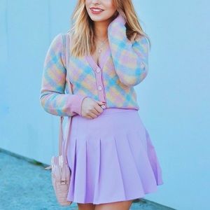 ✨BLOGGER FAV✨ NWT Zara Argyle Knit Cardigan